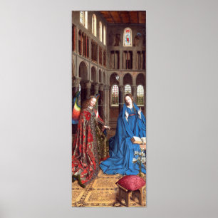 Poster Van Eyck: Anunciação