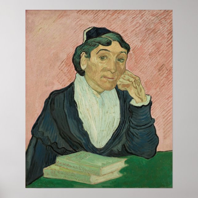 Poster Van Gogh - A Arlesiana (Madame Ginoux) 1890 (Frente)