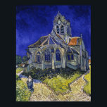 Poster Van Gogh - A Igreja Em Auvers-Sur-Oise<br><div class="desc">A Igreja em Auvers-Sur-Oise Vista do Chevet por Vincent Van Gogh. Para obter mais imagens prontas para poster do Livro 37 da Série Arte Zedigna "Vincent Van Gogh - Paintings & Drawing Vol 2",  visite https://books.zedign.com/zas/37.html</div>