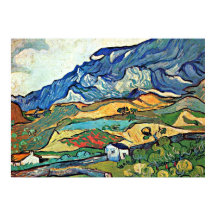 Van Gogh - A paisagem da montanha Les Alpilles