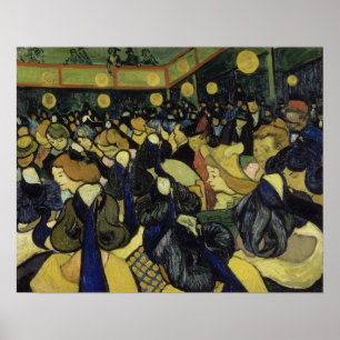 Poster Van Gogh - A Sala De Dança Em Arles