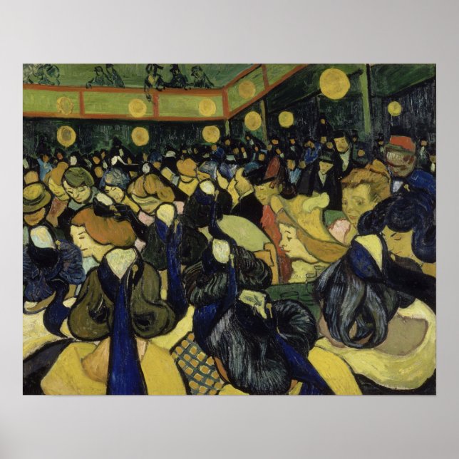 Poster Van Gogh - A Sala De Dança Em Arles (Frente)