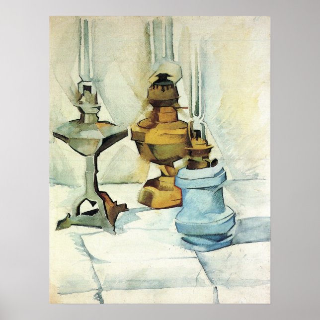 Poster Van Gogh - A Vida Estática com Três Livros (Frente)