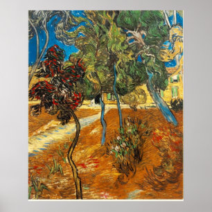 Poster VAN GOGH - árvores no jardim do asilo