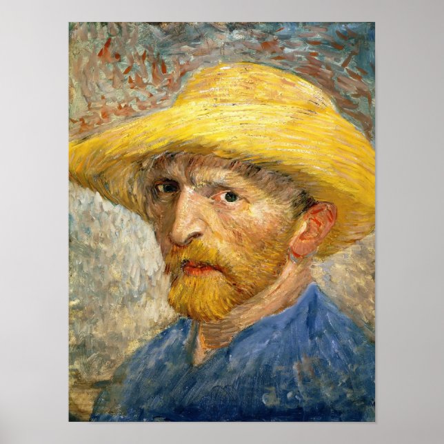 Pôster Van Gogh - Autorretrato (Frente)