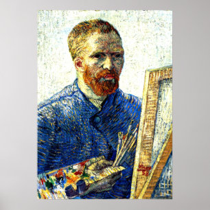 Poster Van Gogh - Autorretrato como um pintor