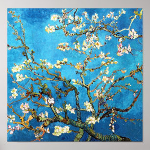Pôster Van Gogh Blossoming Almond Tree Fine Art