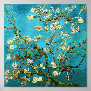 Pôster Van Gogh Blossoming Almond Tree Fine Art