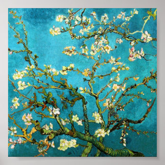 Pôster Van Gogh Blossoming Almond Tree Fine Art