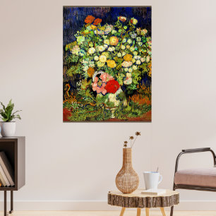 Poster Van Gogh - Buquê das Flores em um Vaso