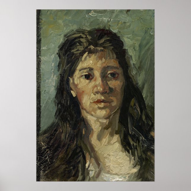 Poster Van Gogh - Cabeça de uma Prostituta (Frente)