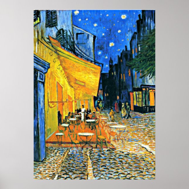 Poster Van Gogh - Cafe Terrace (Frente)
