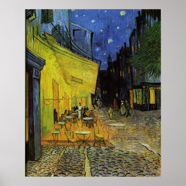 Poster Van Gogh; Cafe Terrace à Noite (Frente)