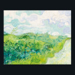 Poster Van Gogh. Campos de Trigo Verde Auvers. Impression<br><div class="desc">Poster de Van Gogh "Green Wheat Fields,  Auvers".</div>