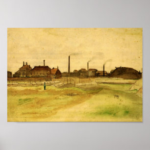 Pôster Van Gogh - Coalmine no Borinage