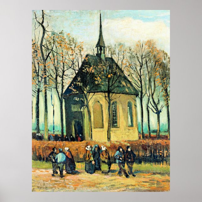 Poster Van Gogh - Congregação, Igreja Reformada (Frente)