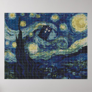 Poster Van Gogh Cross Stitch Pattern