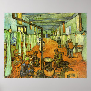 Poster Van Gogh, Enfermaria no Hospital,