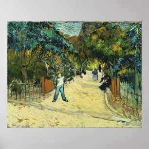 Poster Van Gogh - Entrada Para Os Jardins Públicos Em Arl