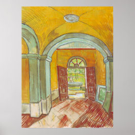 Poster Van Gogh Entrance Hall do Hospital Paul Santo