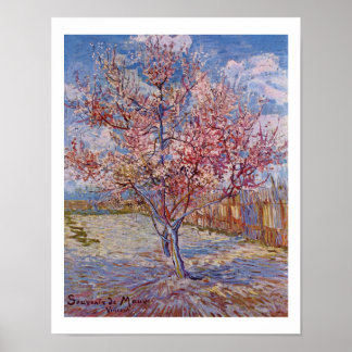 Pôster Van Gogh | Flores De Pêssegos | 1888