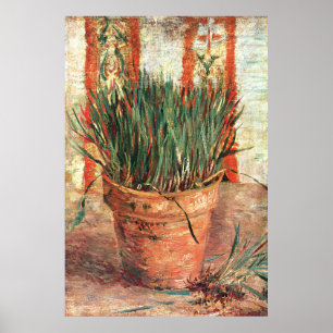 Poster Van Gogh: Flowerpot com cebolinho