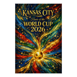 Pôster Van Gogh Fluid Art Print Kansas City World Cup