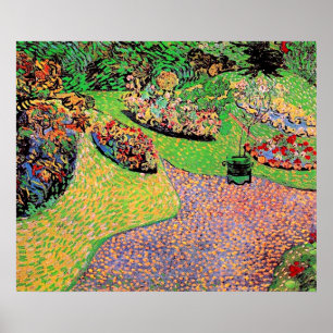 Poster Van Gogh - Jardim em Auvers,