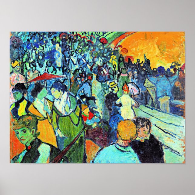 Poster Van Gogh - Les Arenes, famosa pintura (Frente)