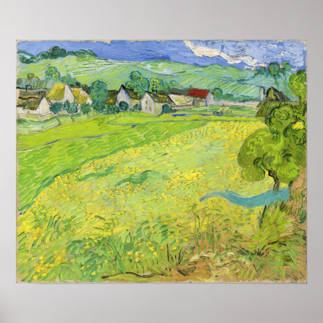 Poster Van Gogh - Les Vessenots Em Auvers (Frente)