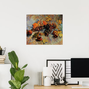 Poster Van Gogh; Maçãs De Vida, Peras, Limões, Uvas