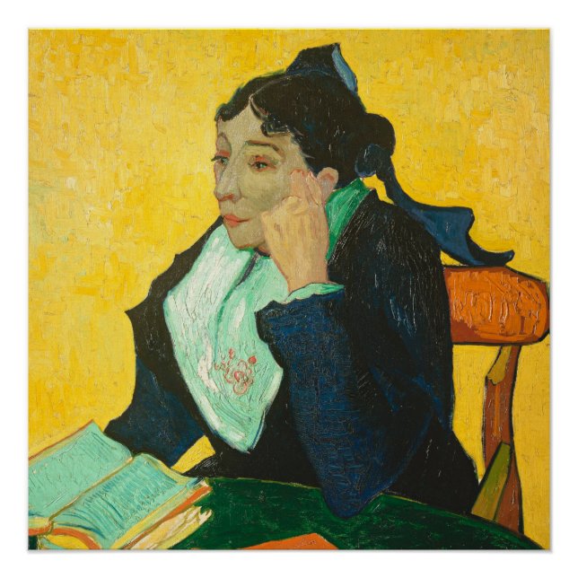 Pôster Van Gogh - Madame Joseph-Michel Ginoux, (Frente)