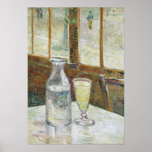 Poster Van Gogh - Mesa De Café Com Absinthe