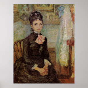 Pôster Van Gogh, Mulher Sentada ao lado de um Berço, Arte