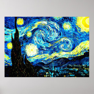 Pôster Van Gogh: Noite Estrelada