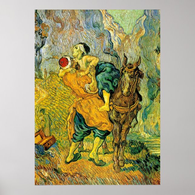 Poster Van Gogh - O Bom Samaritano (Frente)