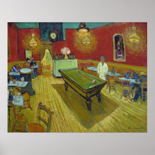 Pôster Van Gogh o café da noite