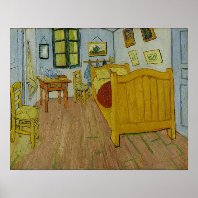 Poster Van Gogh - O Quarto (Frente)