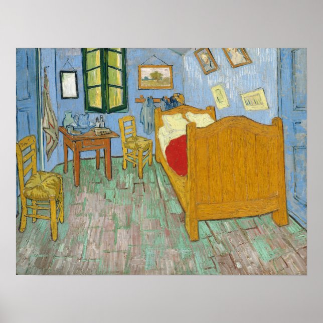 Poster Van Gogh - O Quarto (Frente)