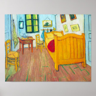 Pôster Van Gogh - O quarto em Arles Santo-Remy