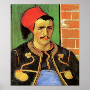 Poster Van Gogh, O Zuavo, Arte do Impressionismo Antigo