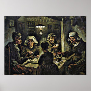 Poster Van Gogh - Os Comedores De Batata