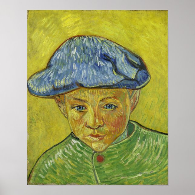 Poster Van Gogh - Retrato de Camille Roulin (Frente)