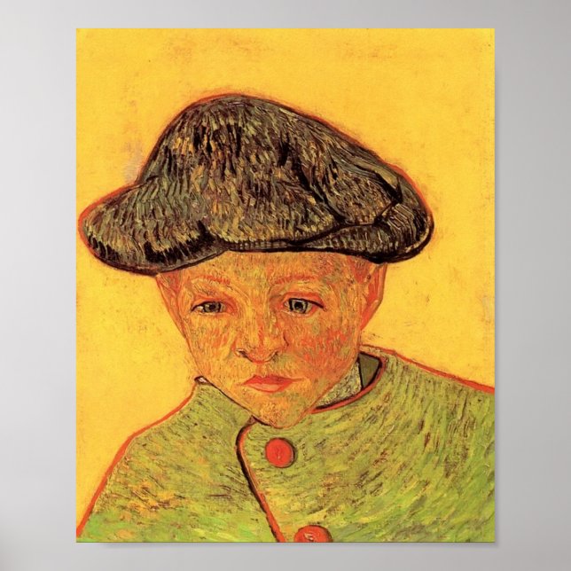 Pôster Van Gogh - Retrato de Camille Roulin (Frente)