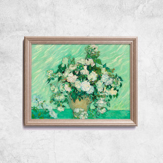 Poster Van Gogh Rosa Muro Famoso de Arte Antiga