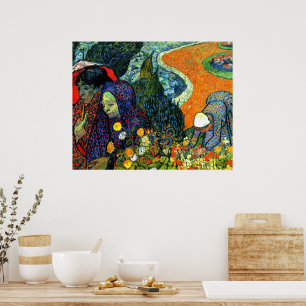 Poster Van Gogh - Senhoras de Arles,