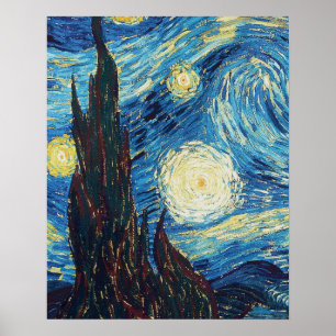 Poster Van Gogh Starry Night Classism Arte