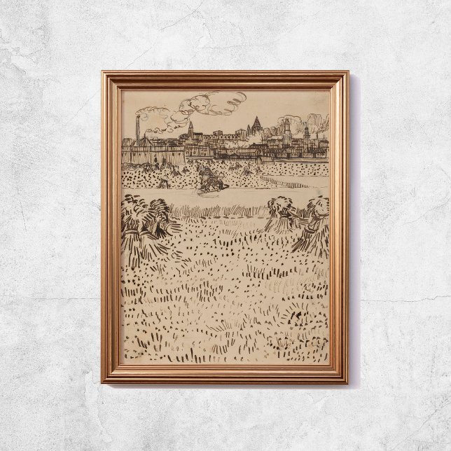 Poster Van Gogh The Harvest Sketches (Van Gogh The Harvest Sketches Poster
)