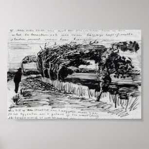 Pôster Van Gogh - trajeto à praia