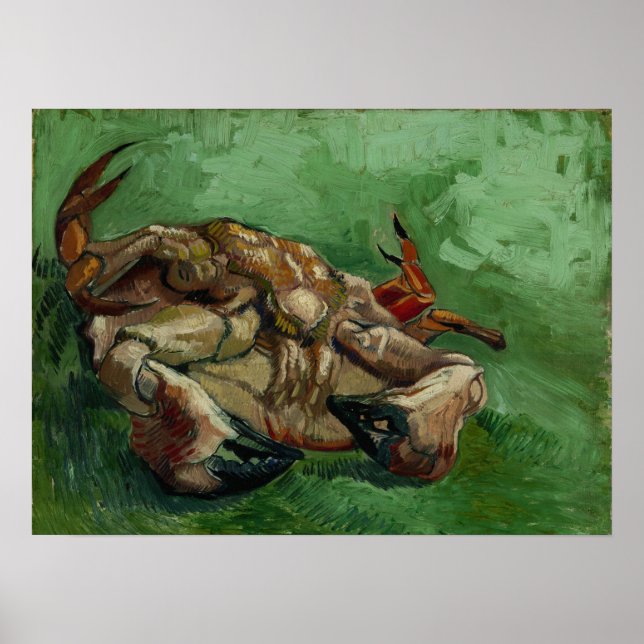 Poster Van Gogh - Um Caranguejo Nas Costas (Frente)